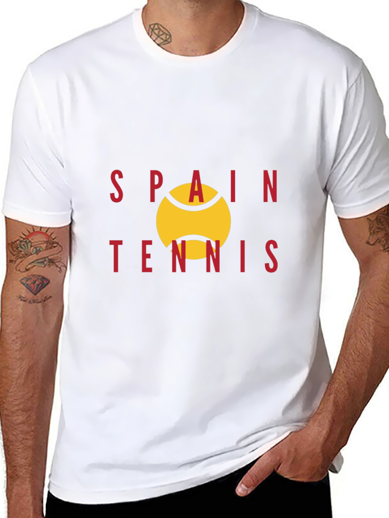 Spain Tennis Graphic T-Shirt
