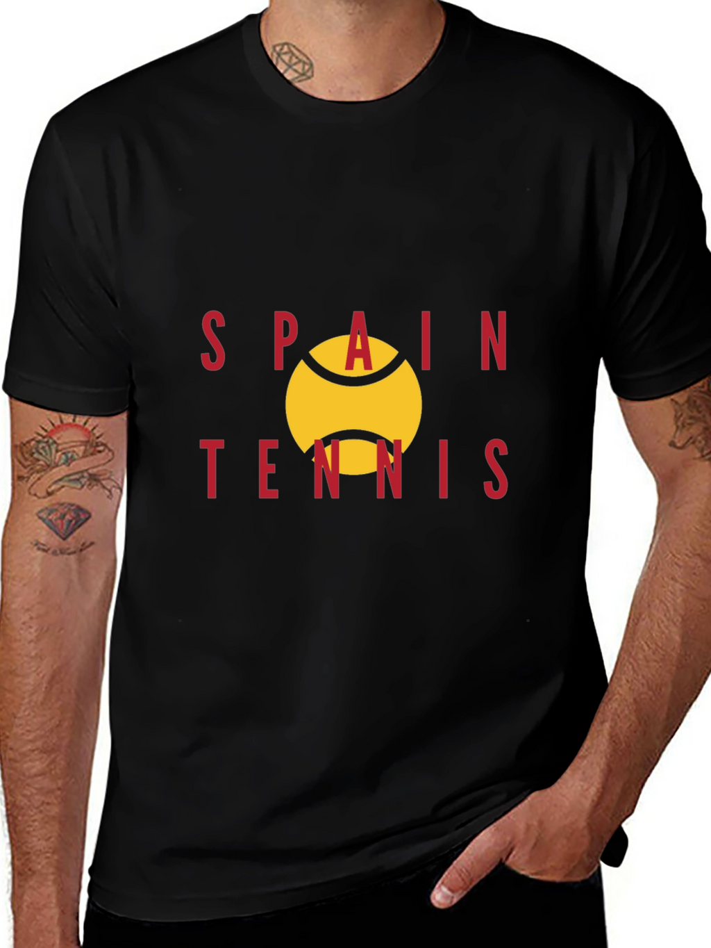 Spain Tennis Graphic T-Shirt