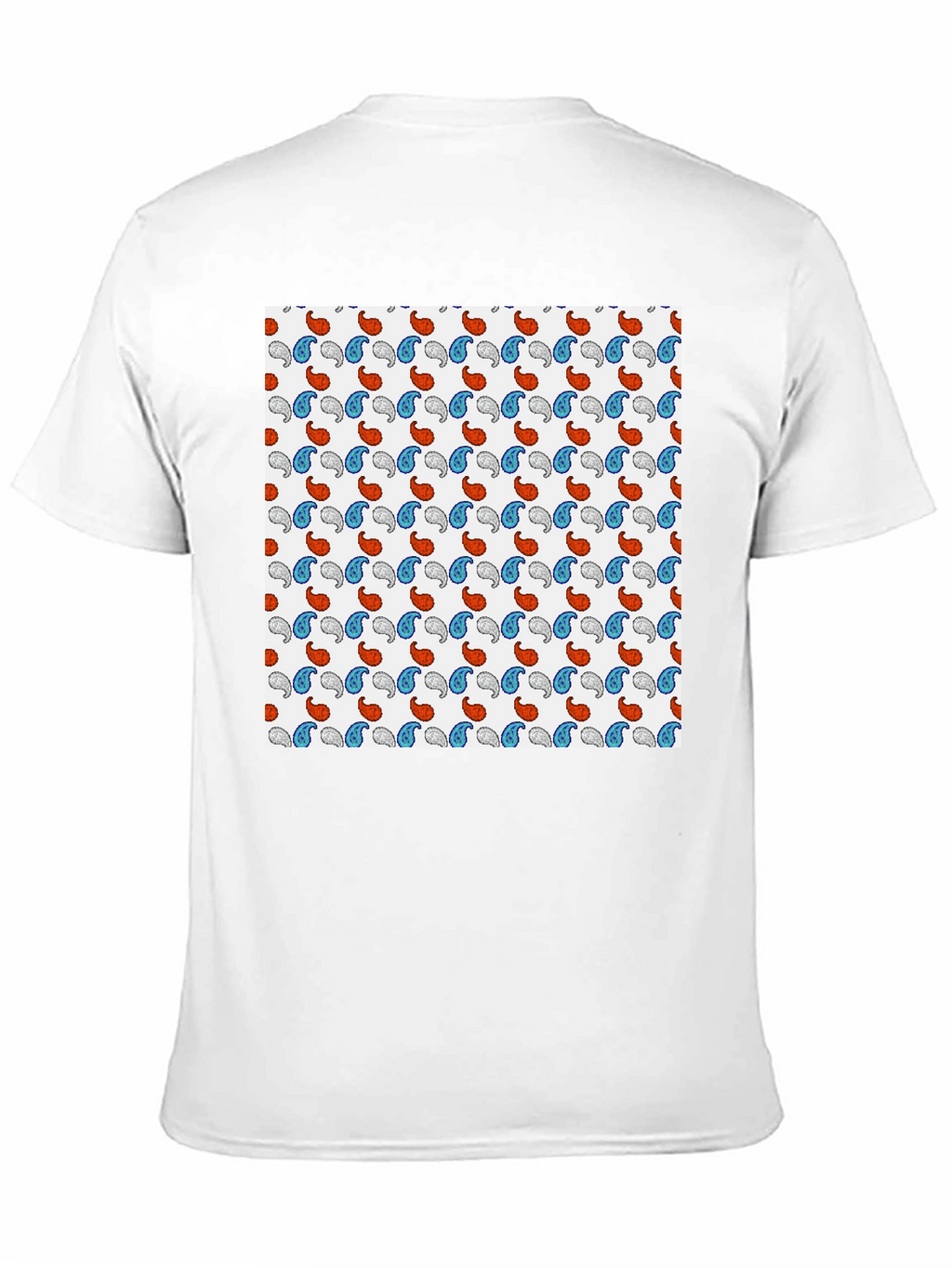 Paisley Pattern Tee - Stylish Comfort