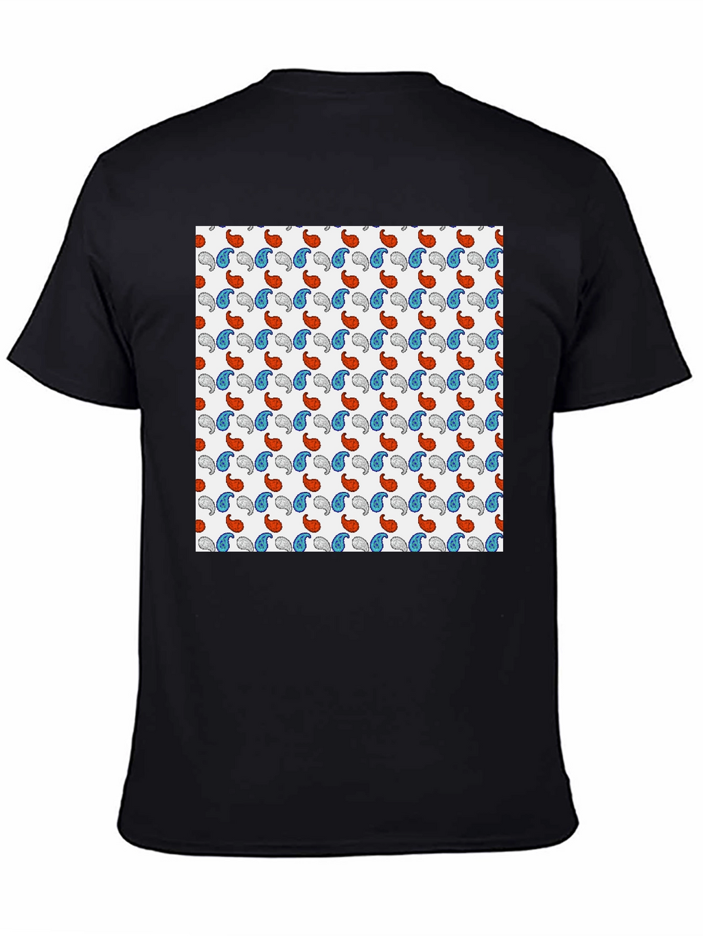 Paisley Pattern Tee - Stylish Comfort