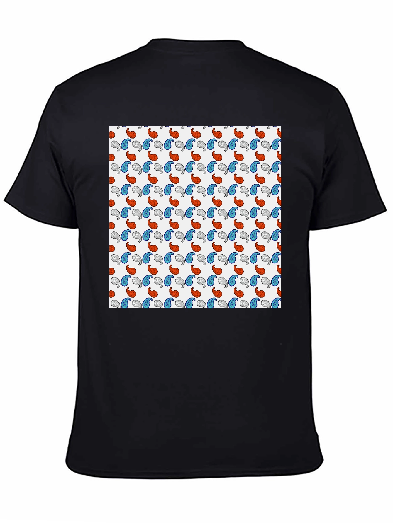 Paisley Pattern Tee - Stylish Comfort