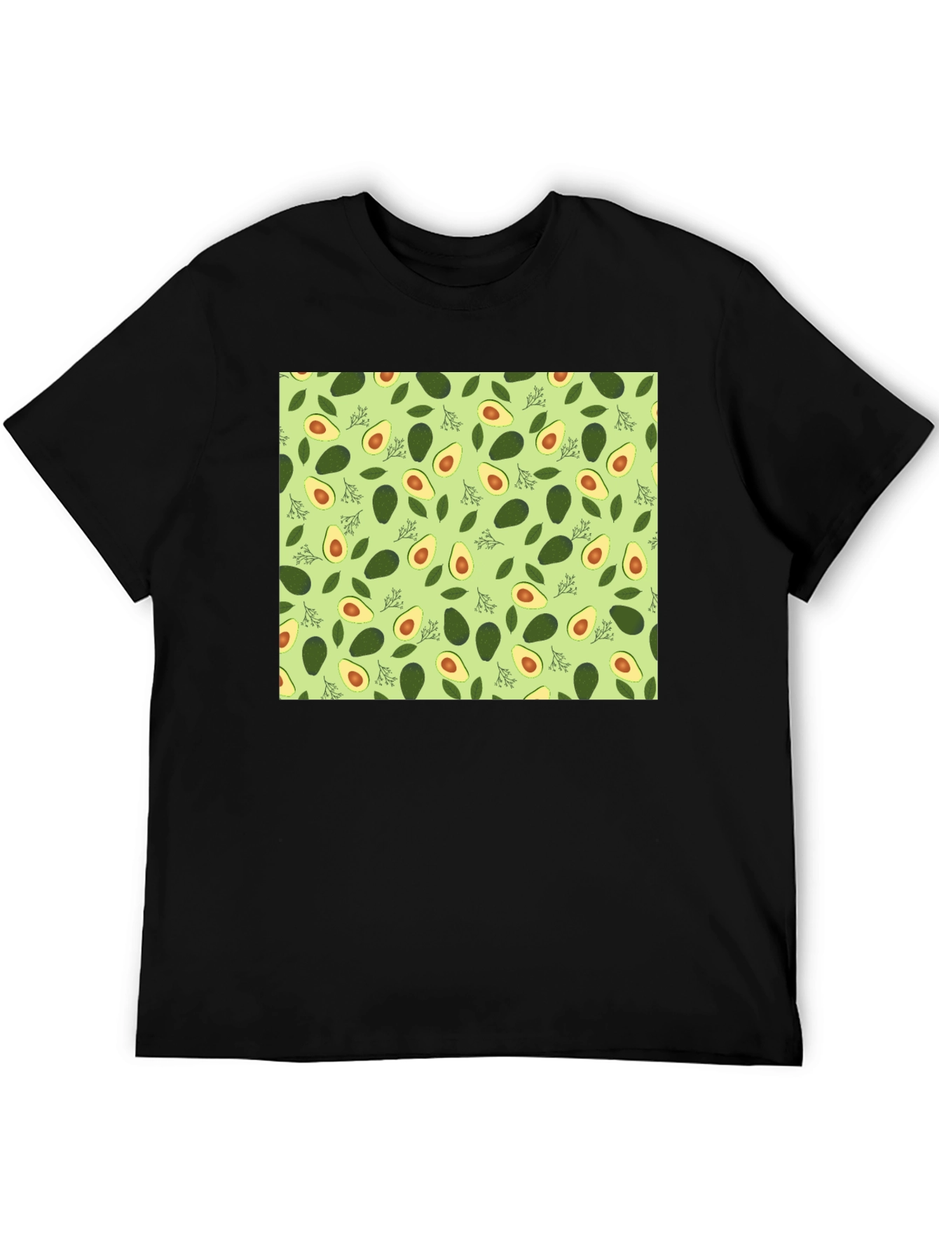 Avocado Patterned T-Shirt - Trendy & Fun