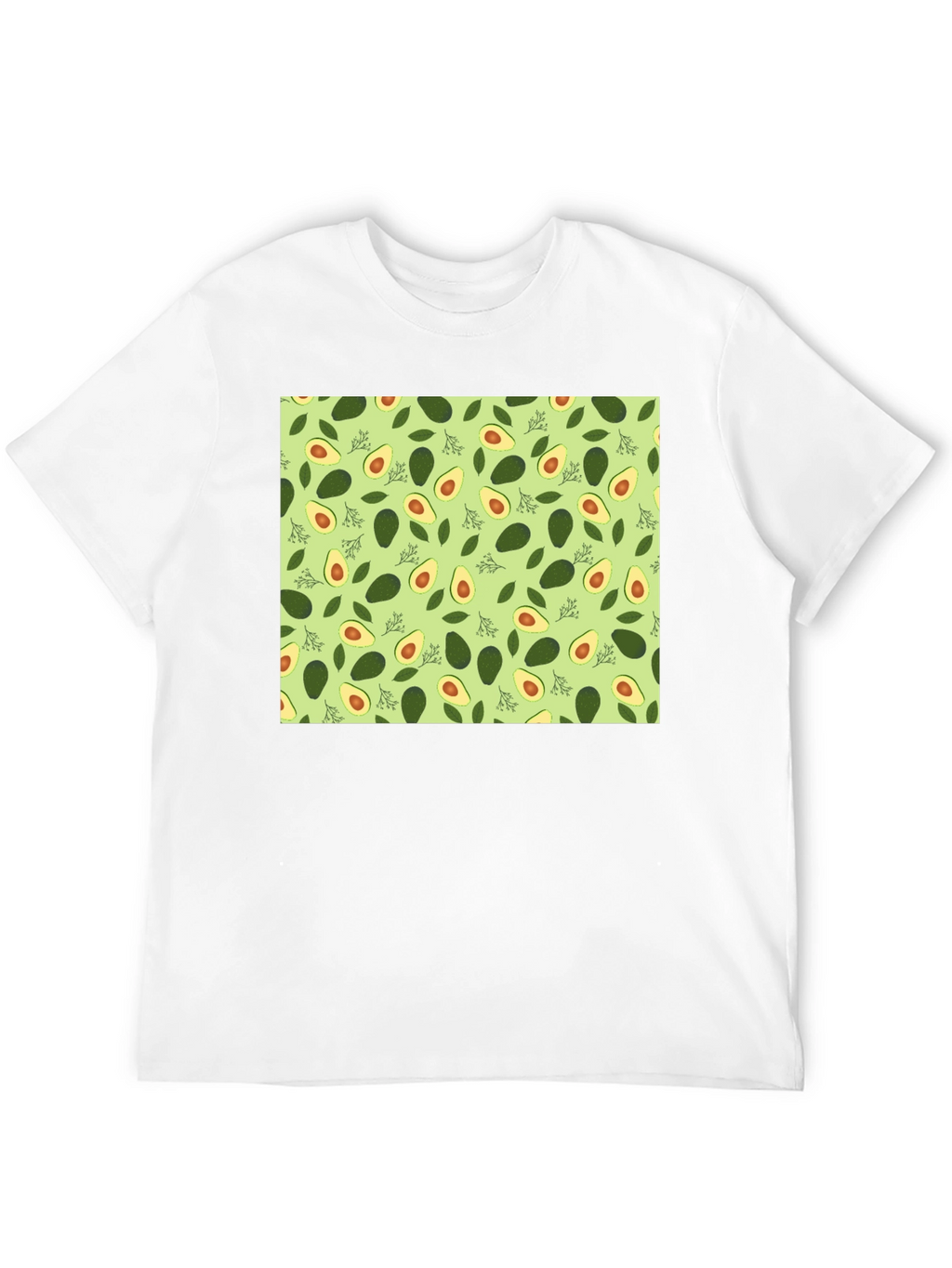 Avocado Patterned T-Shirt - Trendy & Fun