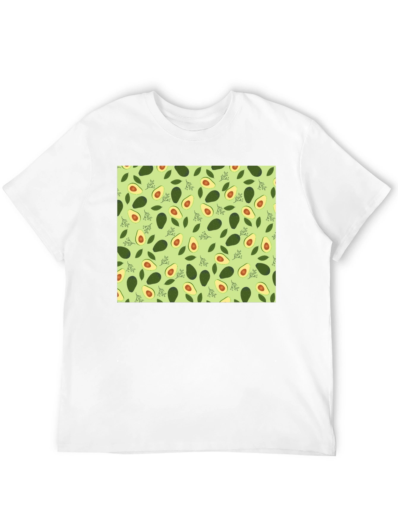 Avocado Patterned T-Shirt - Trendy & Fun