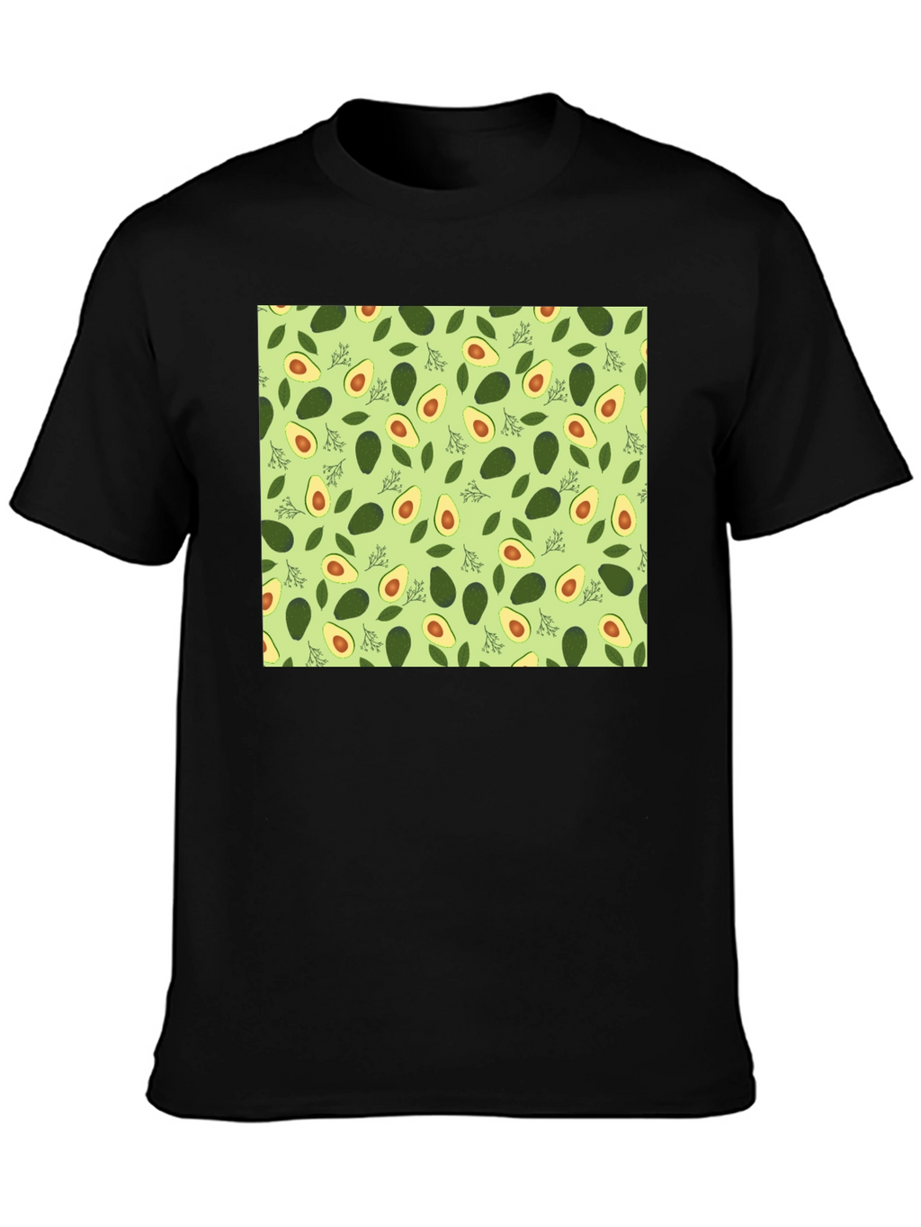 Avocado Patterned T-Shirt - Trendy & Fun