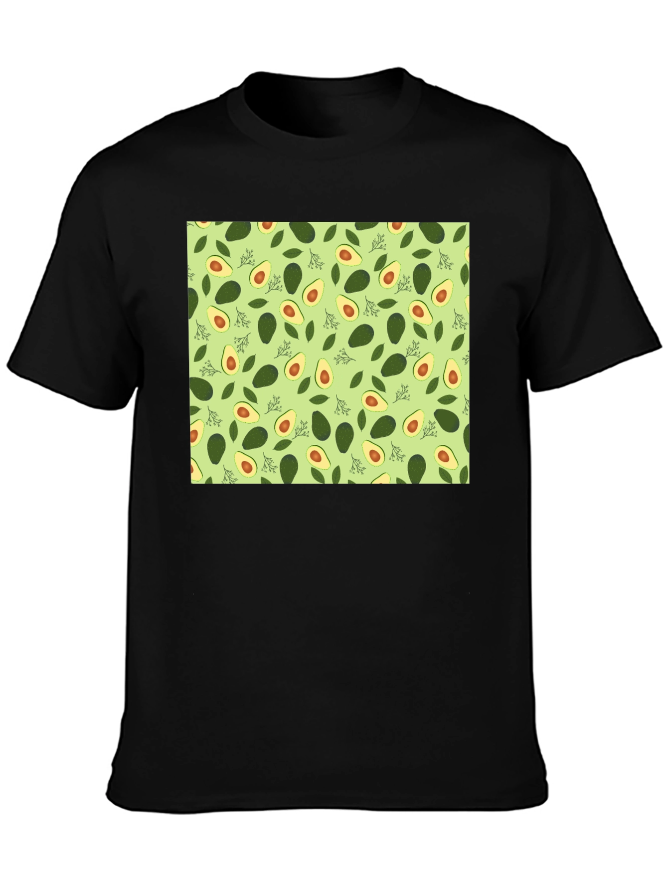 Avocado Patterned T-Shirt - Trendy & Fun