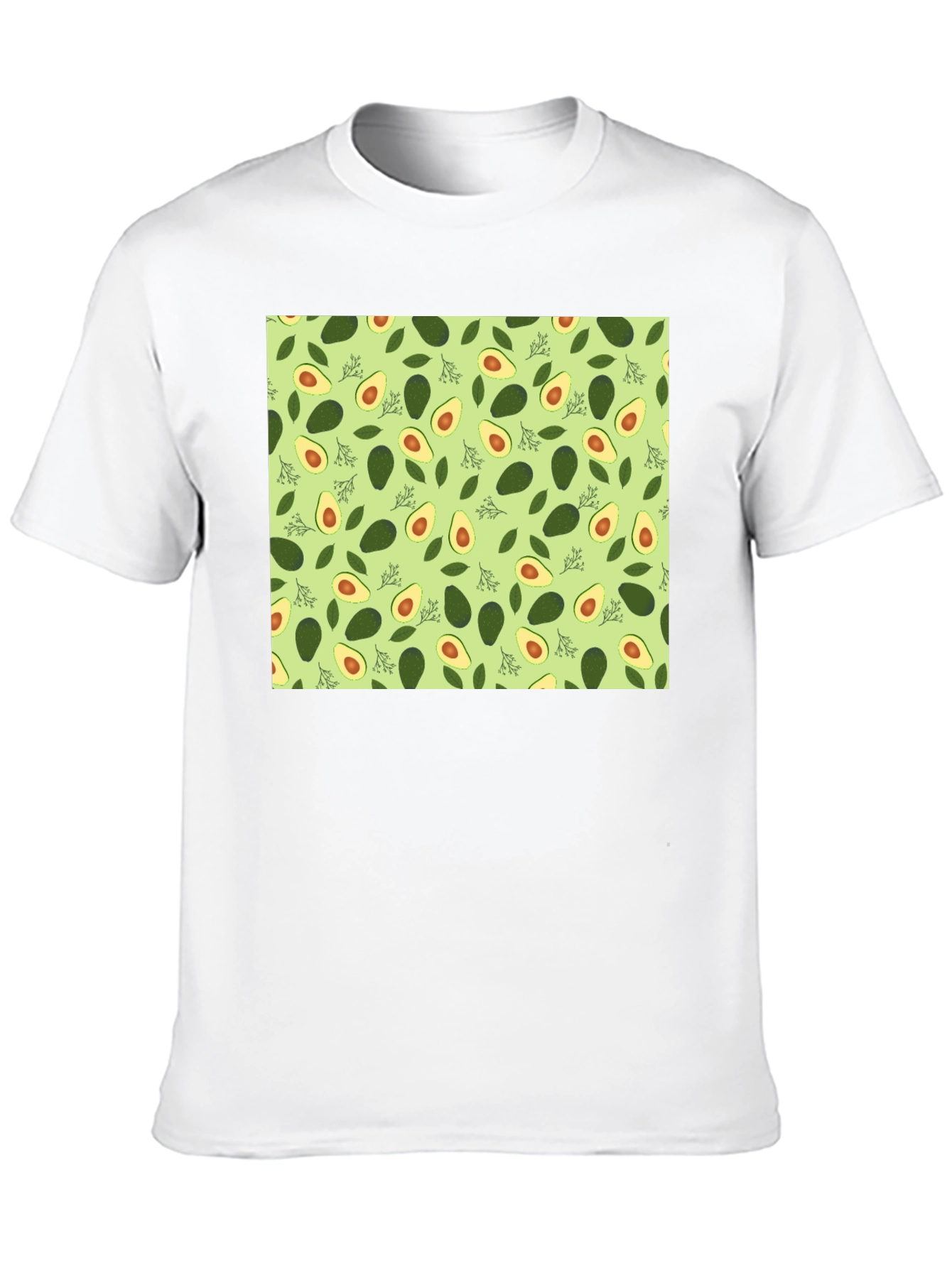 Avocado Patterned T-Shirt - Trendy & Fun