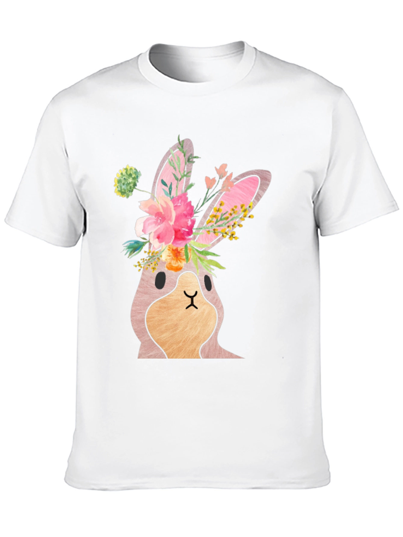 Floral Bunny T-Shirt - Easter Style