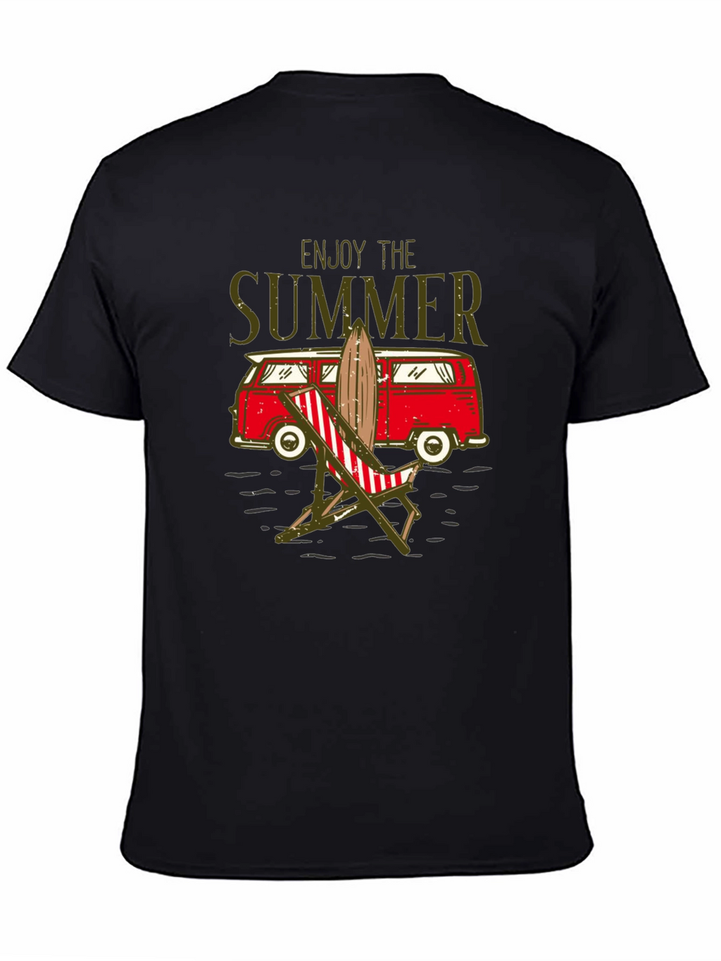 Enjoy The Summer T-Shirt Beach Van Surfboard