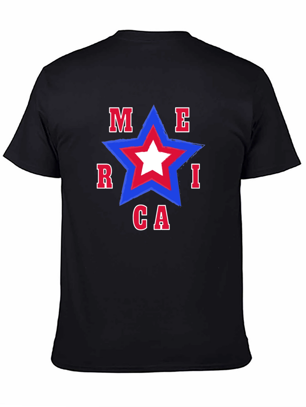 Patriotic America Star T-Shirt