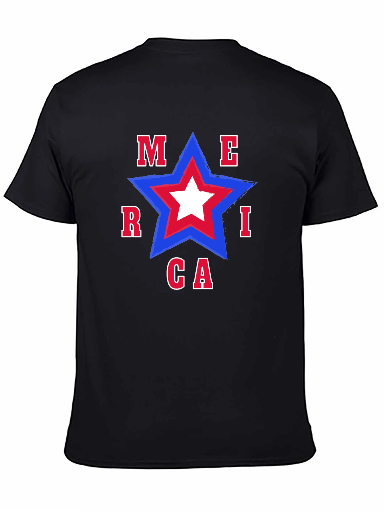 Patriotic America Star T-Shirt