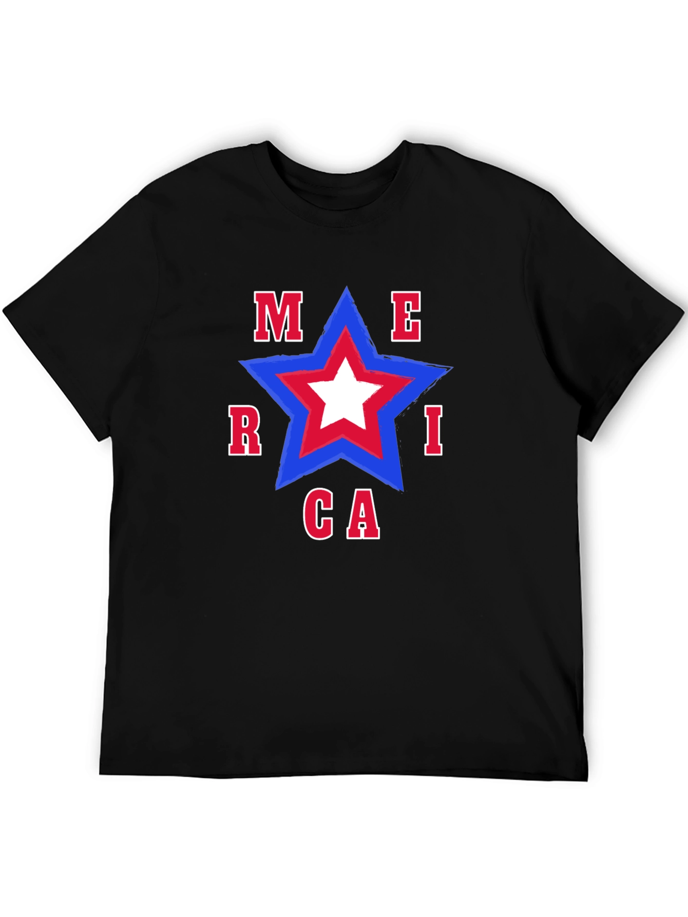 Patriotic America Star T-Shirt