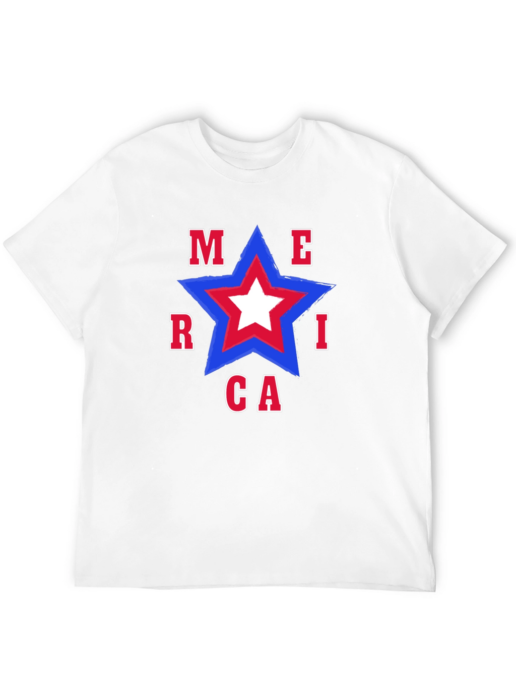 Patriotic America Star T-Shirt