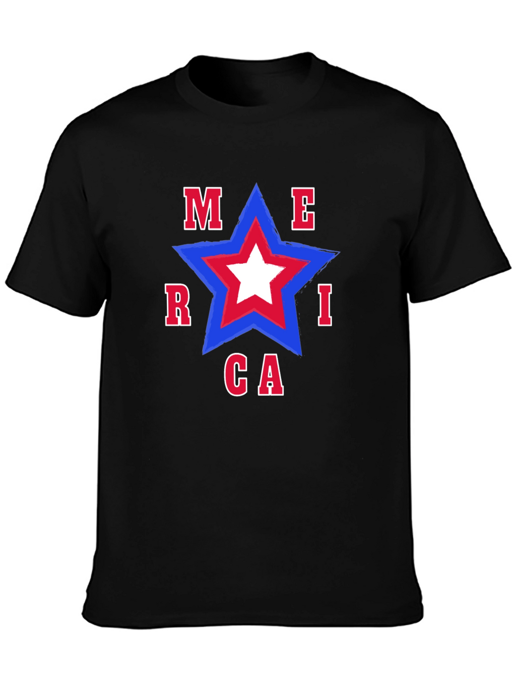 Patriotic America Star T-Shirt