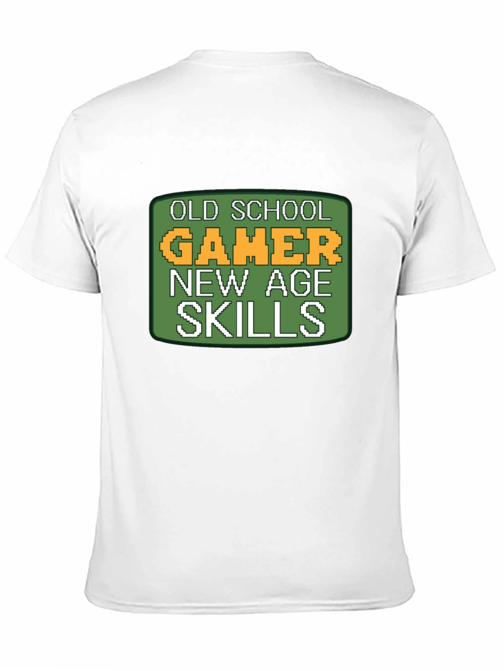 Old School Gamer T-Shirt - Pixelated Retro Design