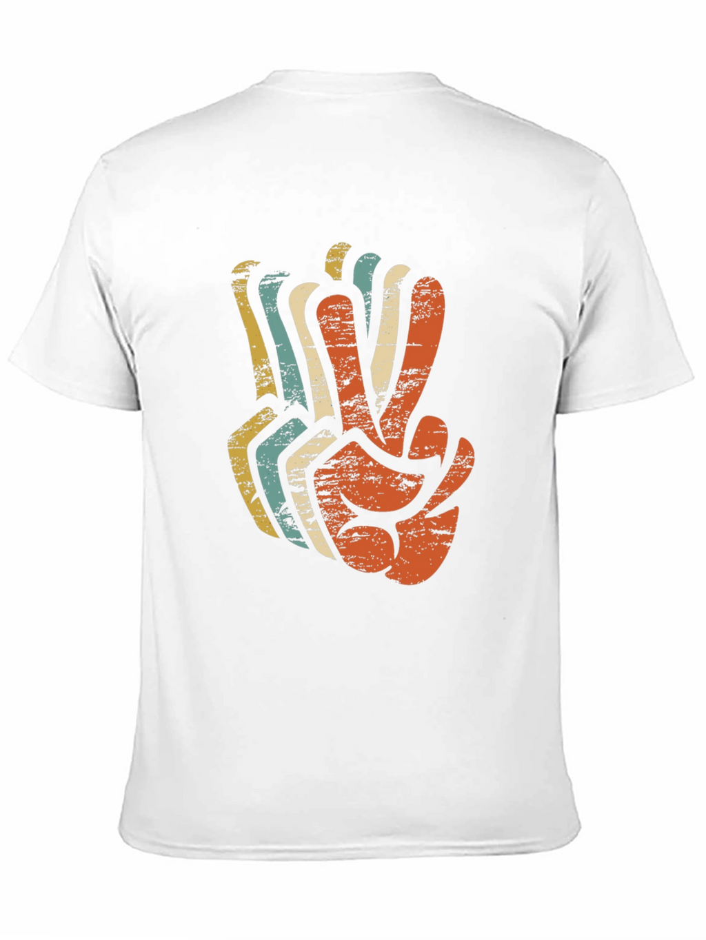 Retro Peace Sign Graphic T-Shirt
