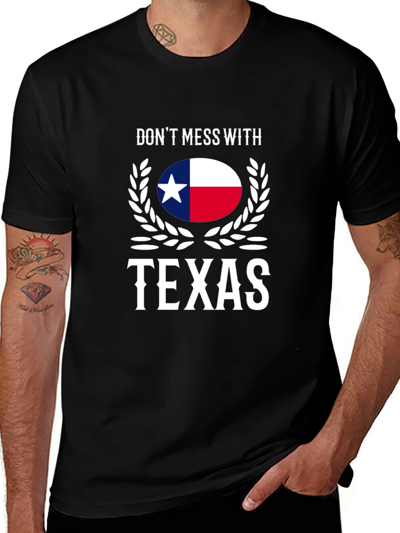 Dont Mess with Texas Graphic Tee - Patriotic Pride T-Shirt