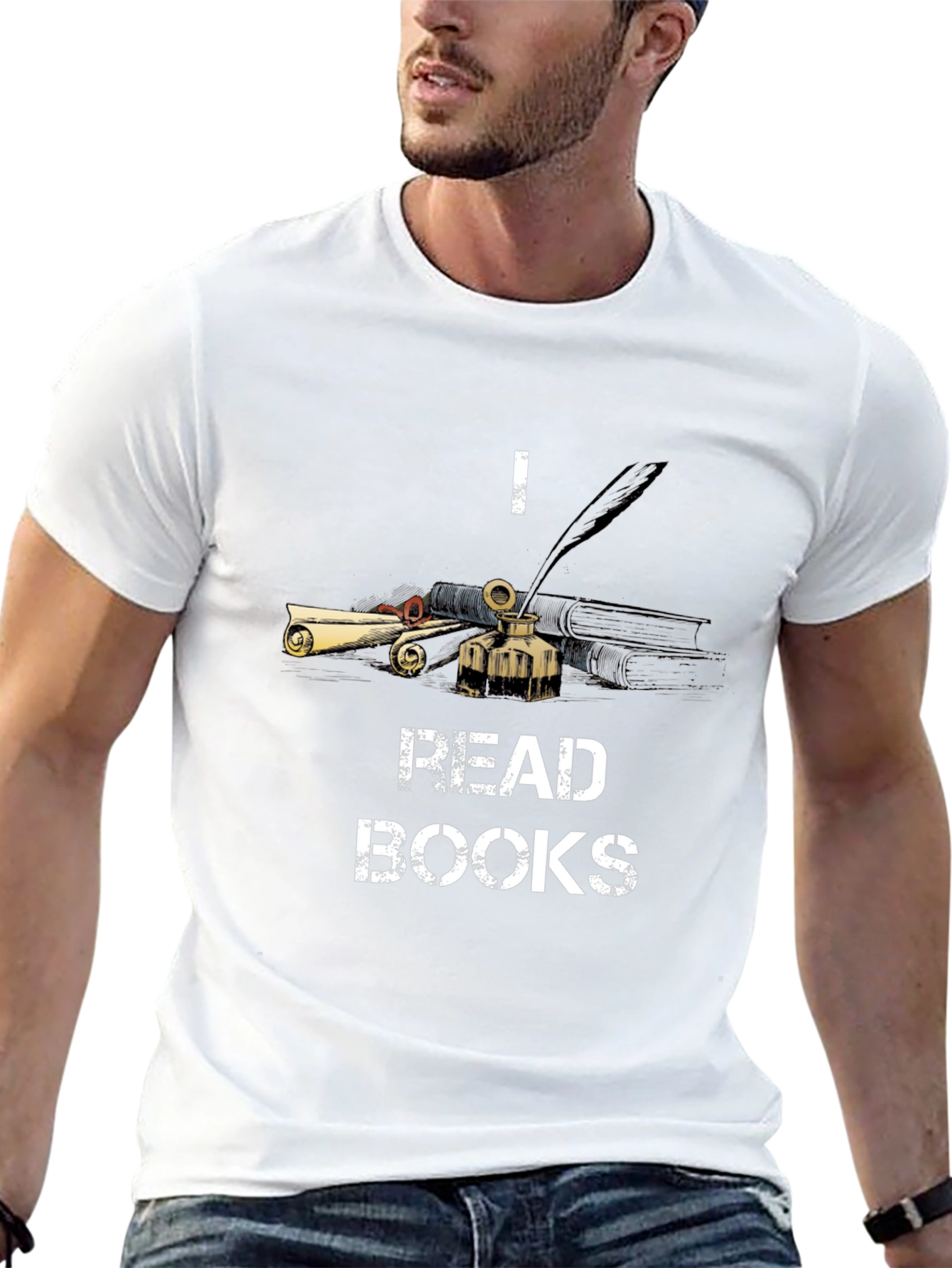 I Read Books Graphic T-Shirt