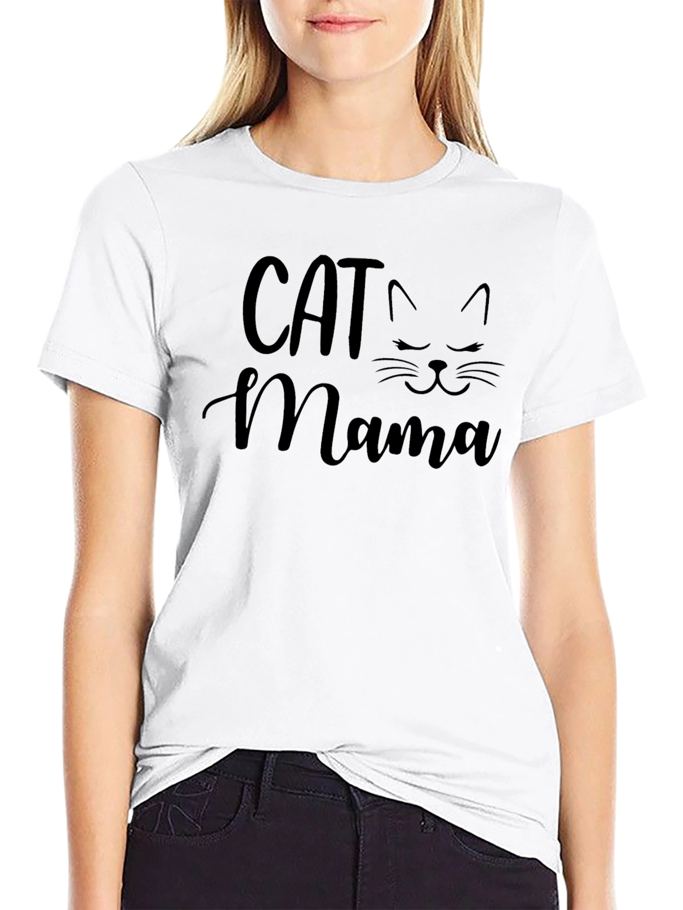 Cat Mama Graphic T-Shirt - Stylish & Comfortable!