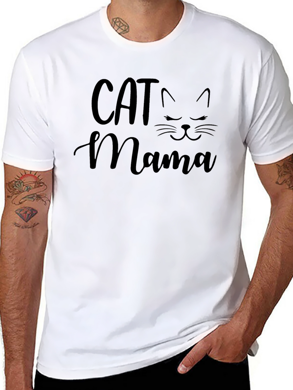 Cat Mama Graphic T-Shirt - Stylish & Comfortable!
