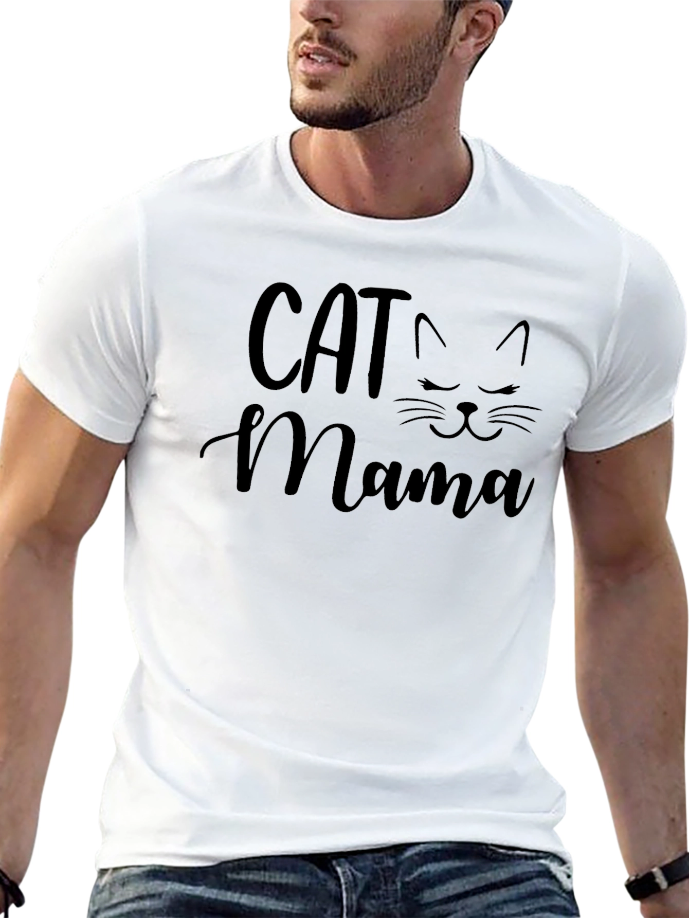 Cat Mama Graphic T-Shirt - Stylish & Comfortable!