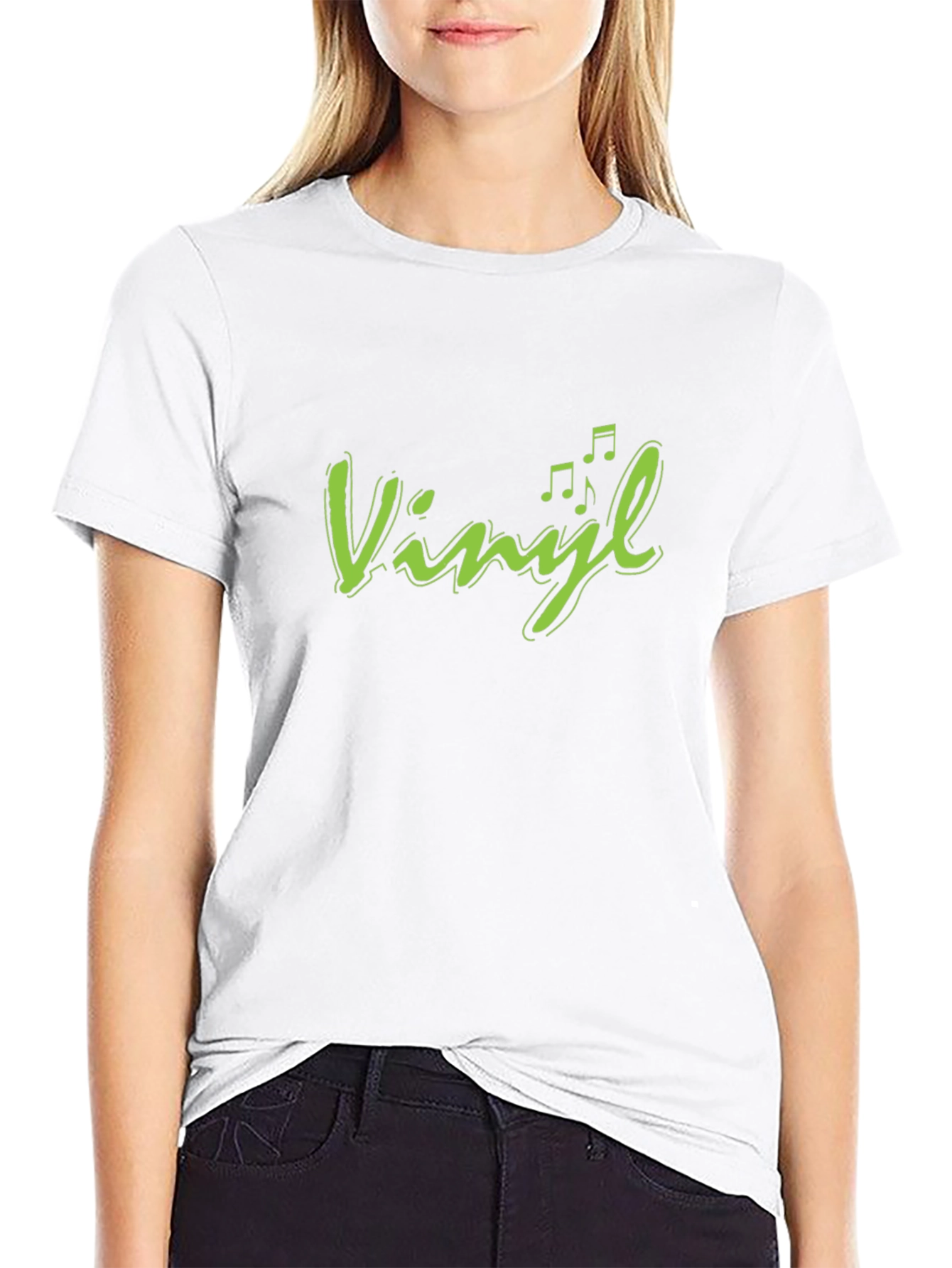 Vinyl Music T-Shirt - Black
