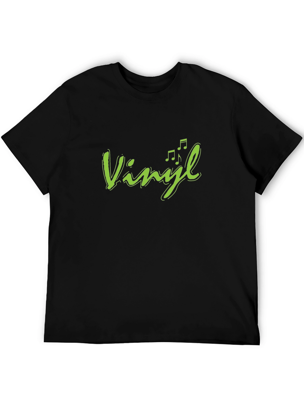 Vinyl Music T-Shirt - Black