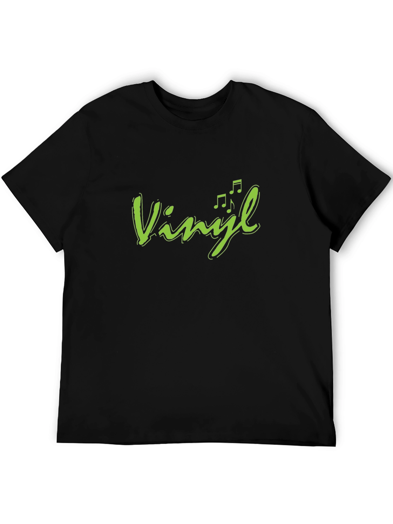 Vinyl Music T-Shirt - Black