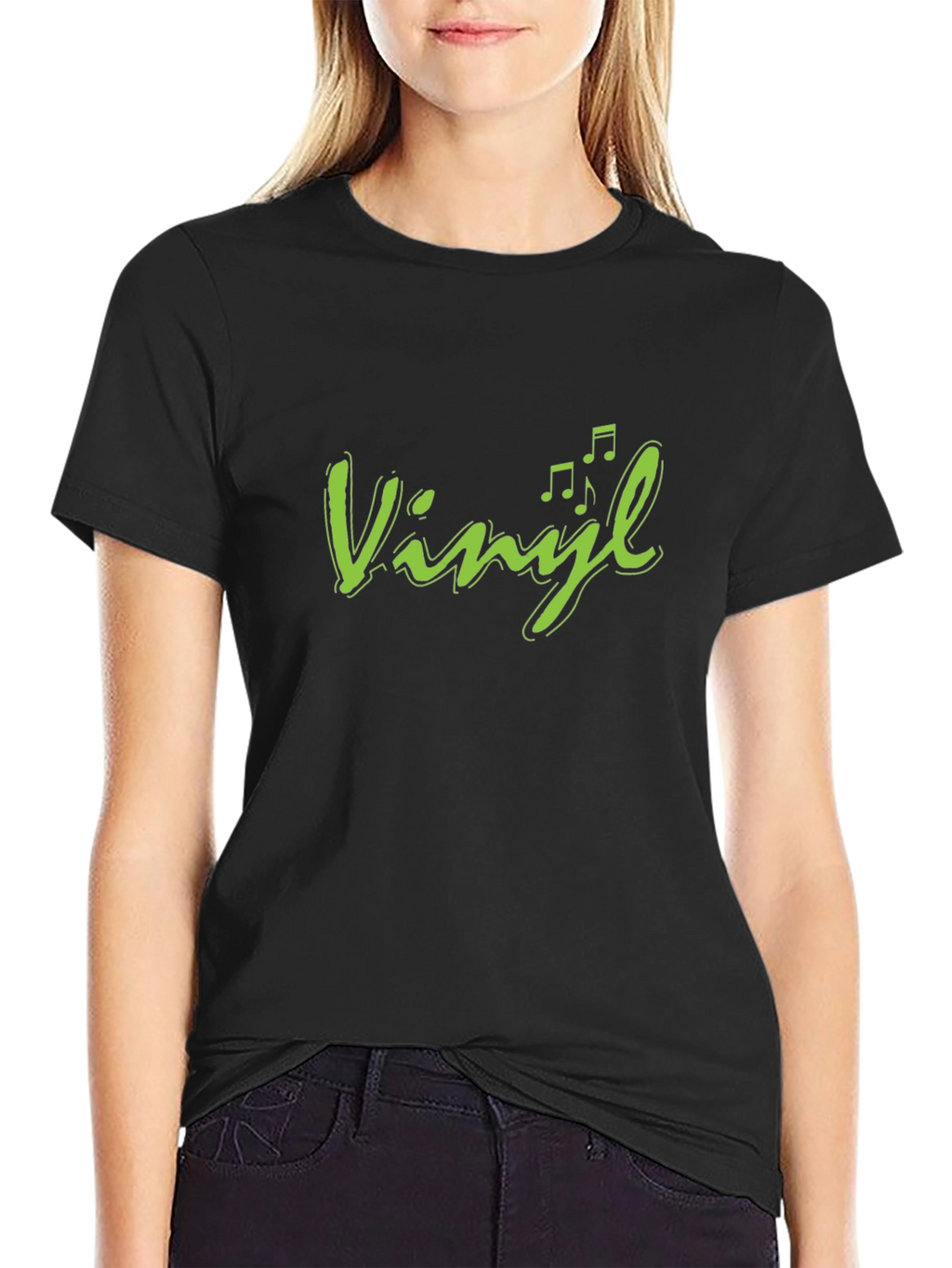 Vinyl Music T-Shirt - Black