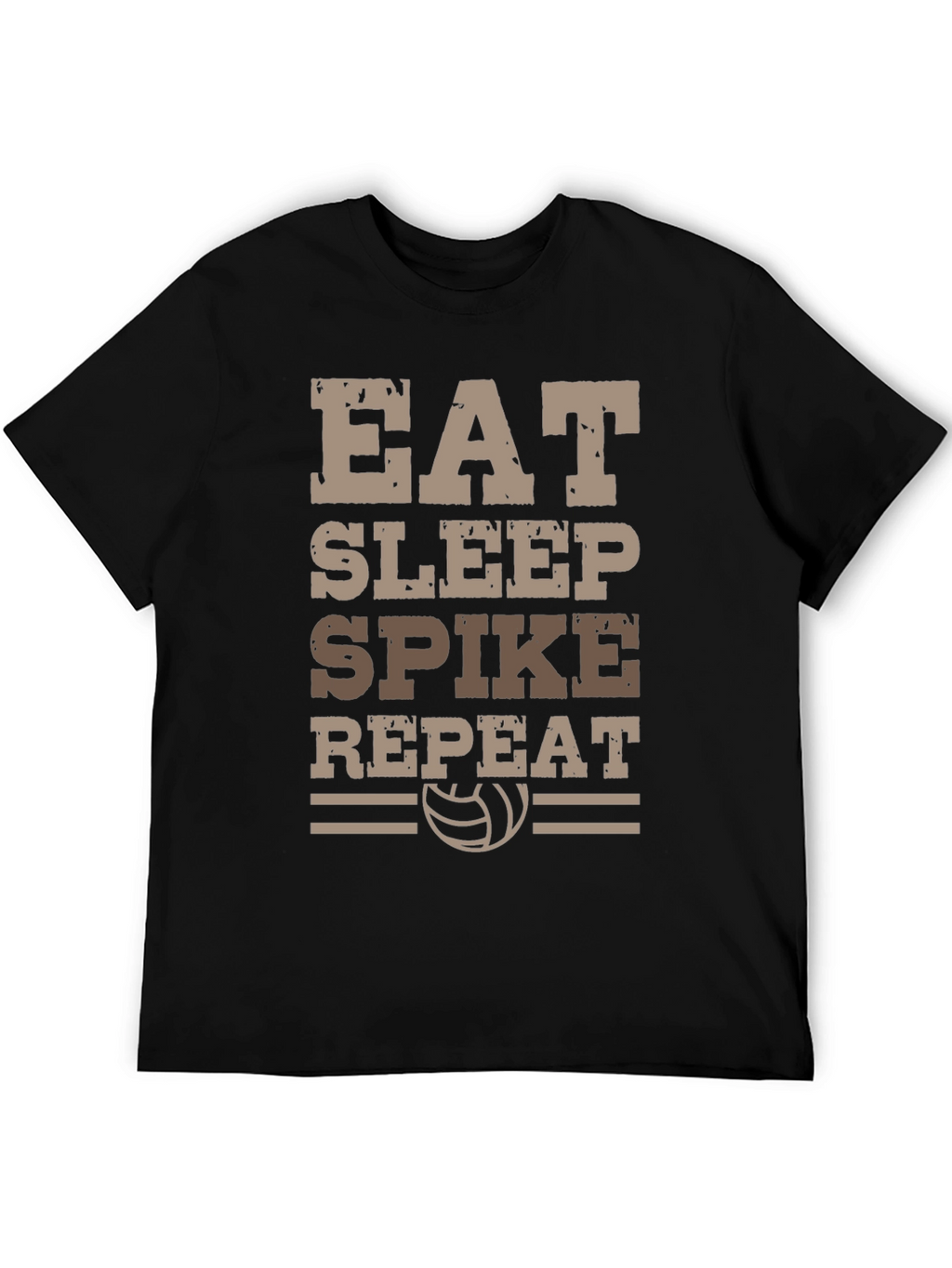 Eat Sleep Spike Repeat Volleyball T-Shirt