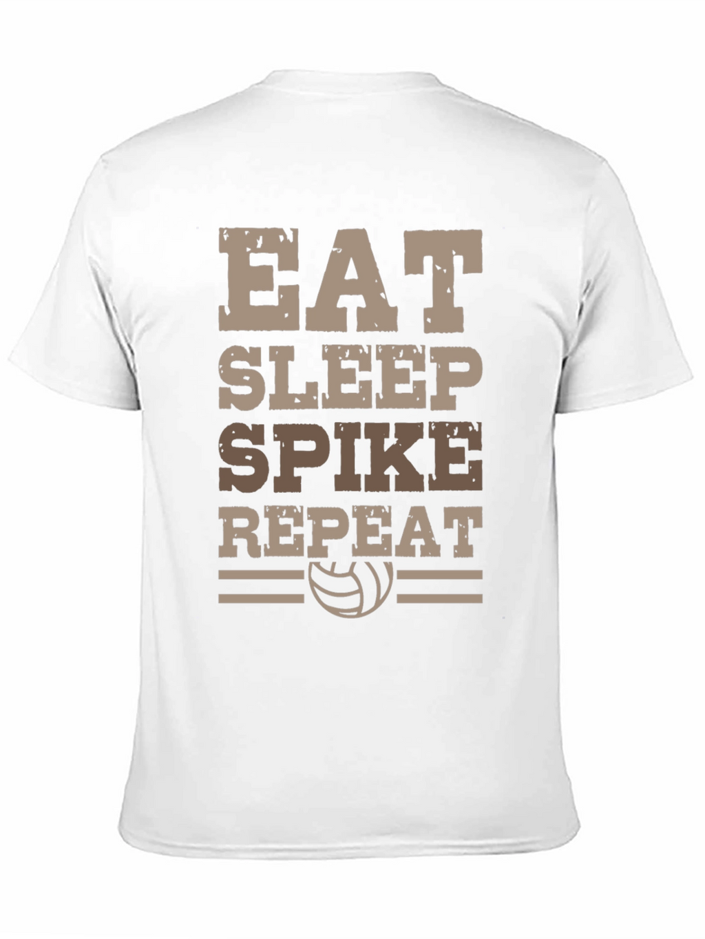 Eat Sleep Spike Repeat Volleyball T-Shirt