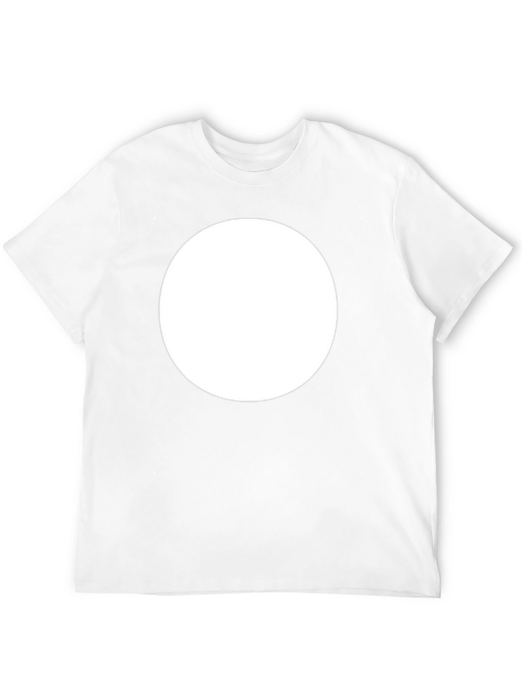 Black T-Shirt with Circle Design