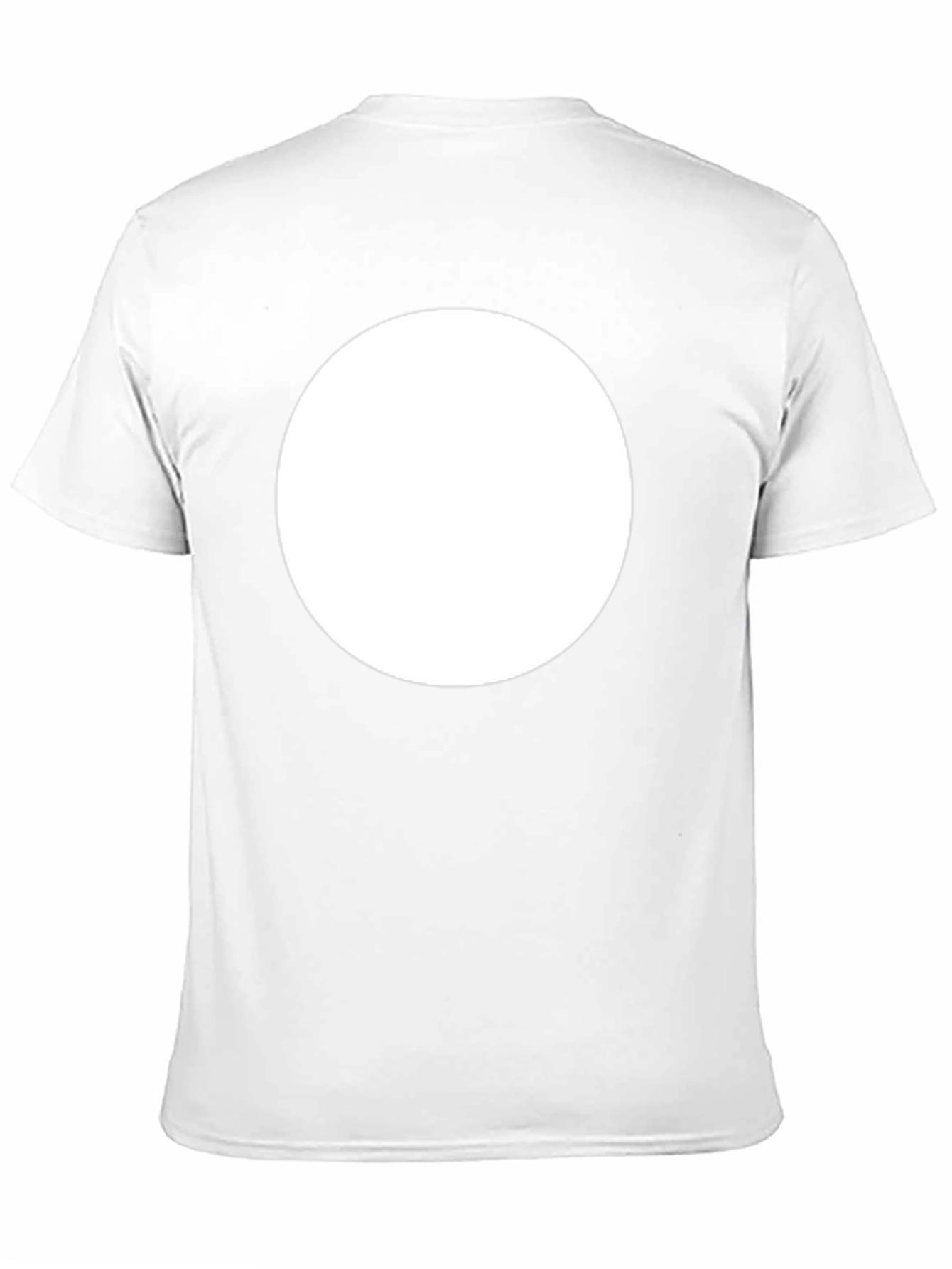 Black T-Shirt with Circle Design