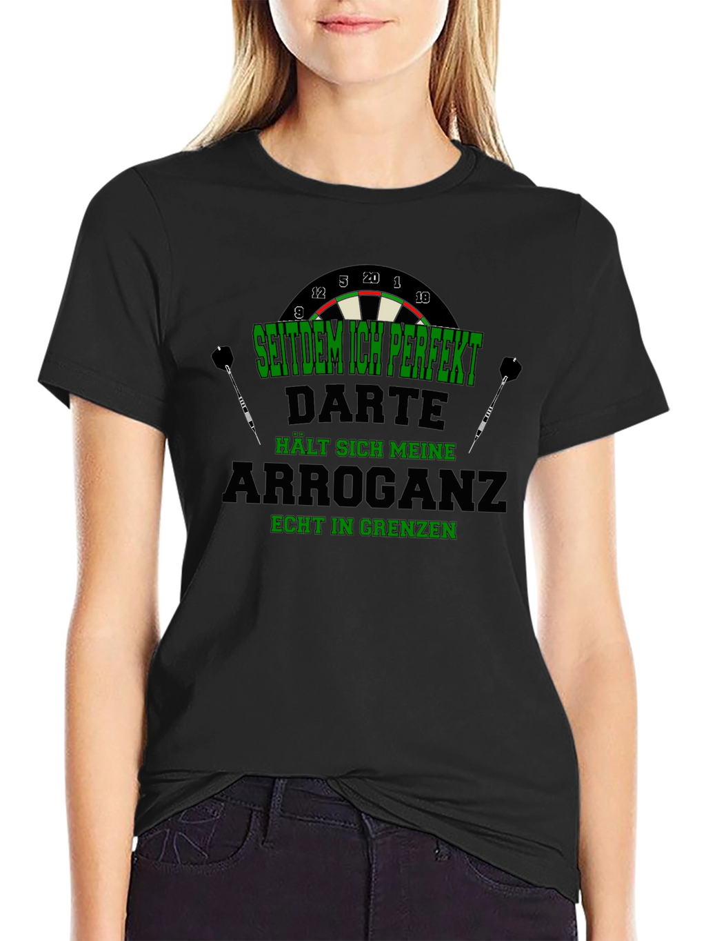 Darts Arrogance T-Shirt - Dart Player Humor Tee