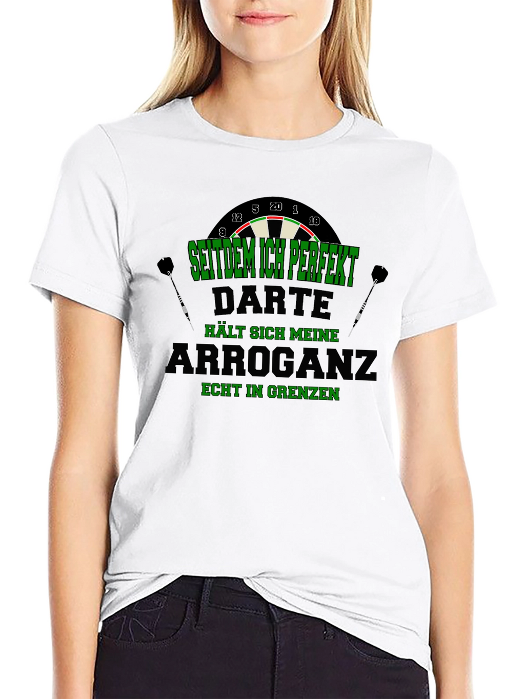 Darts Arrogance T-Shirt - Dart Player Humor Tee