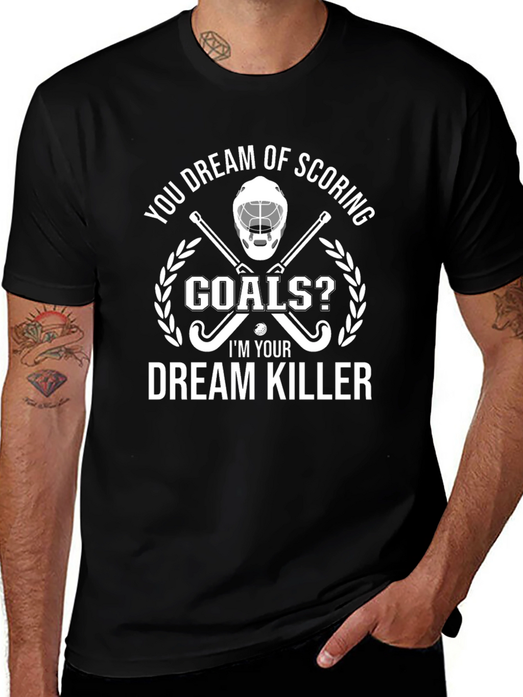 Dream Killer Hockey Graphic T-Shirt