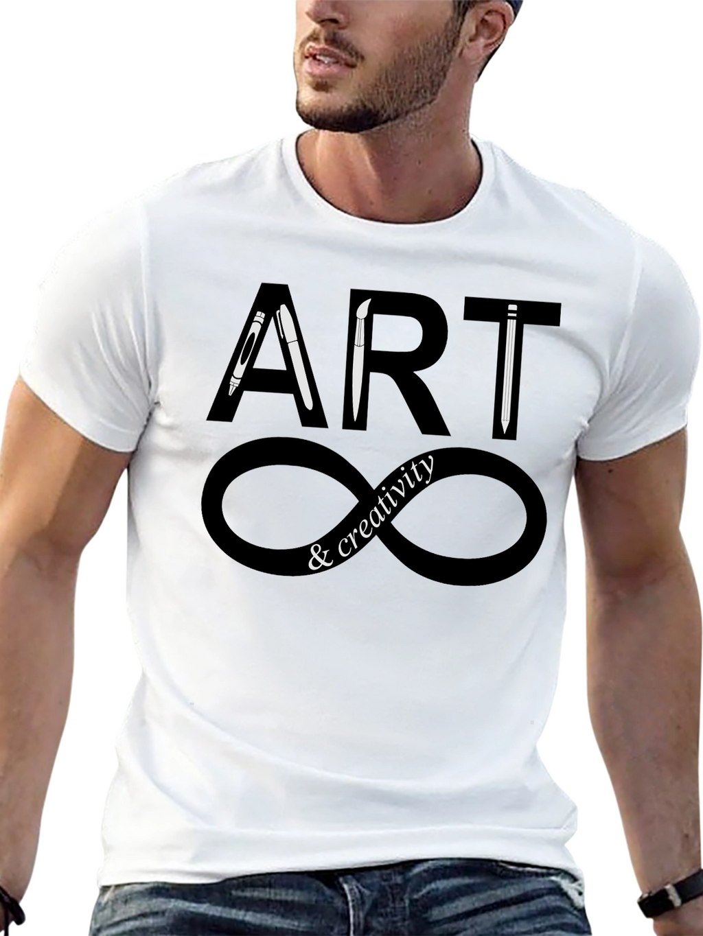 Art & Creativity Infinity T-Shirt - Black