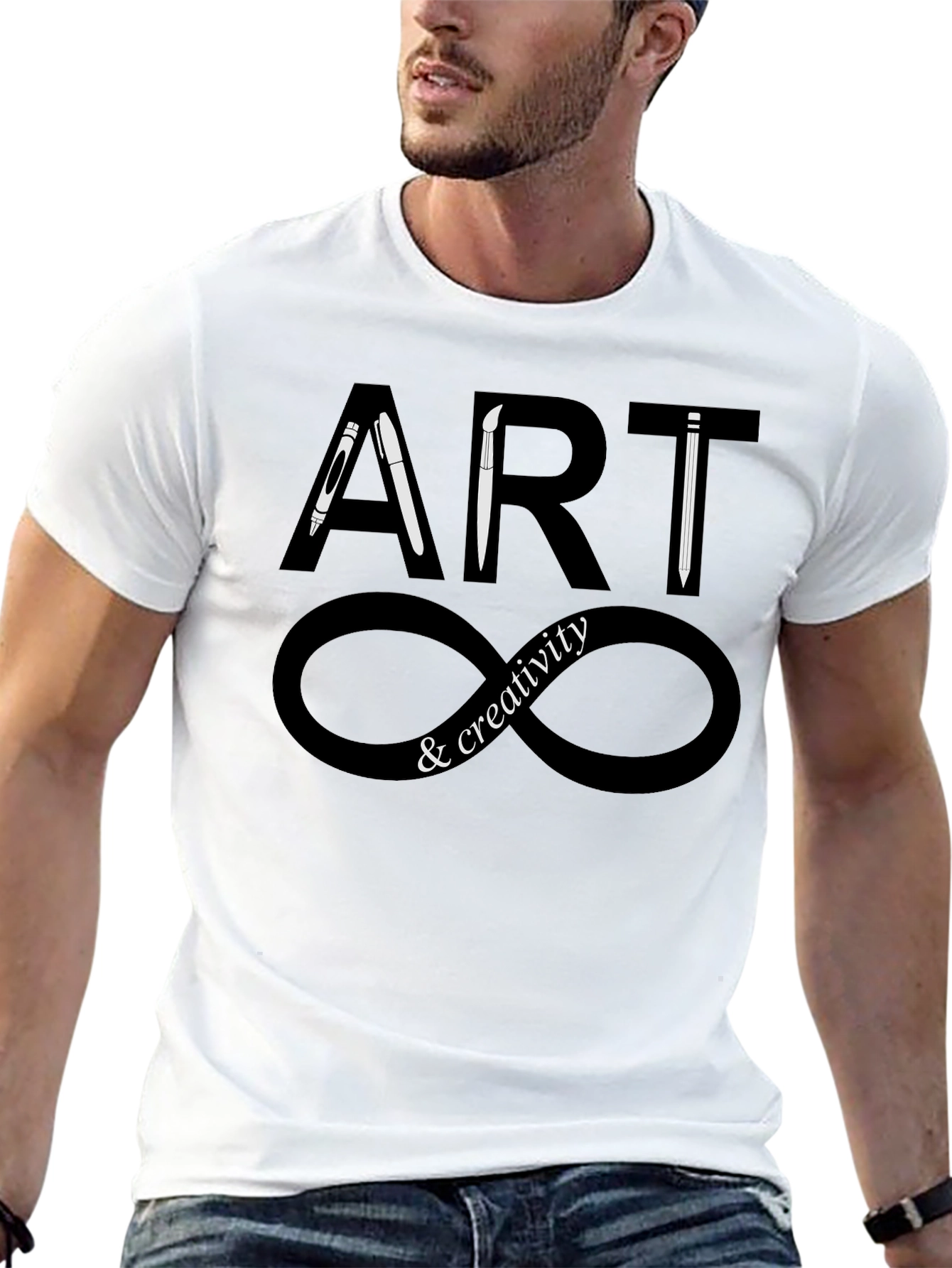 Art & Creativity Infinity T-Shirt - Black