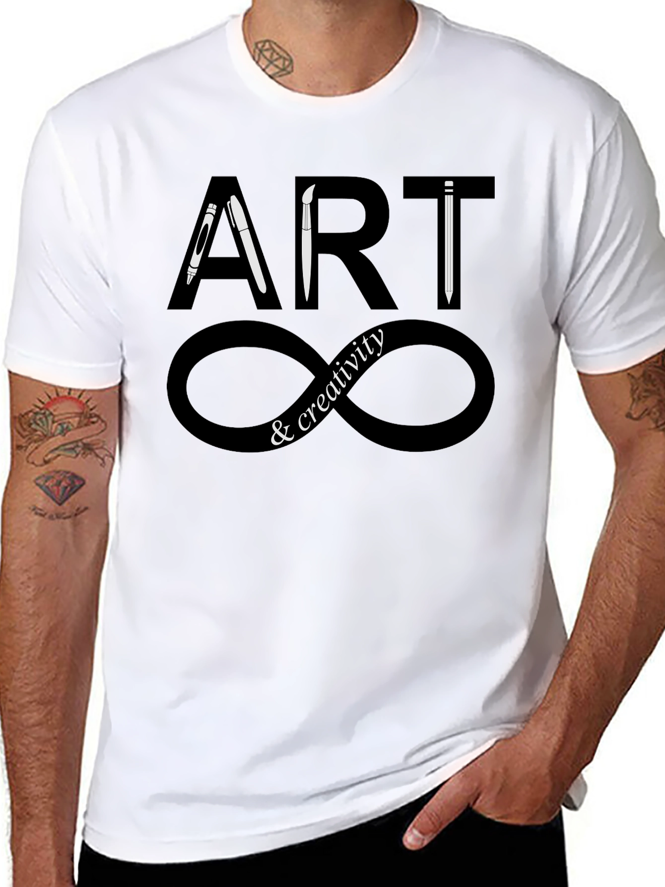 Art & Creativity Infinity T-Shirt - Black