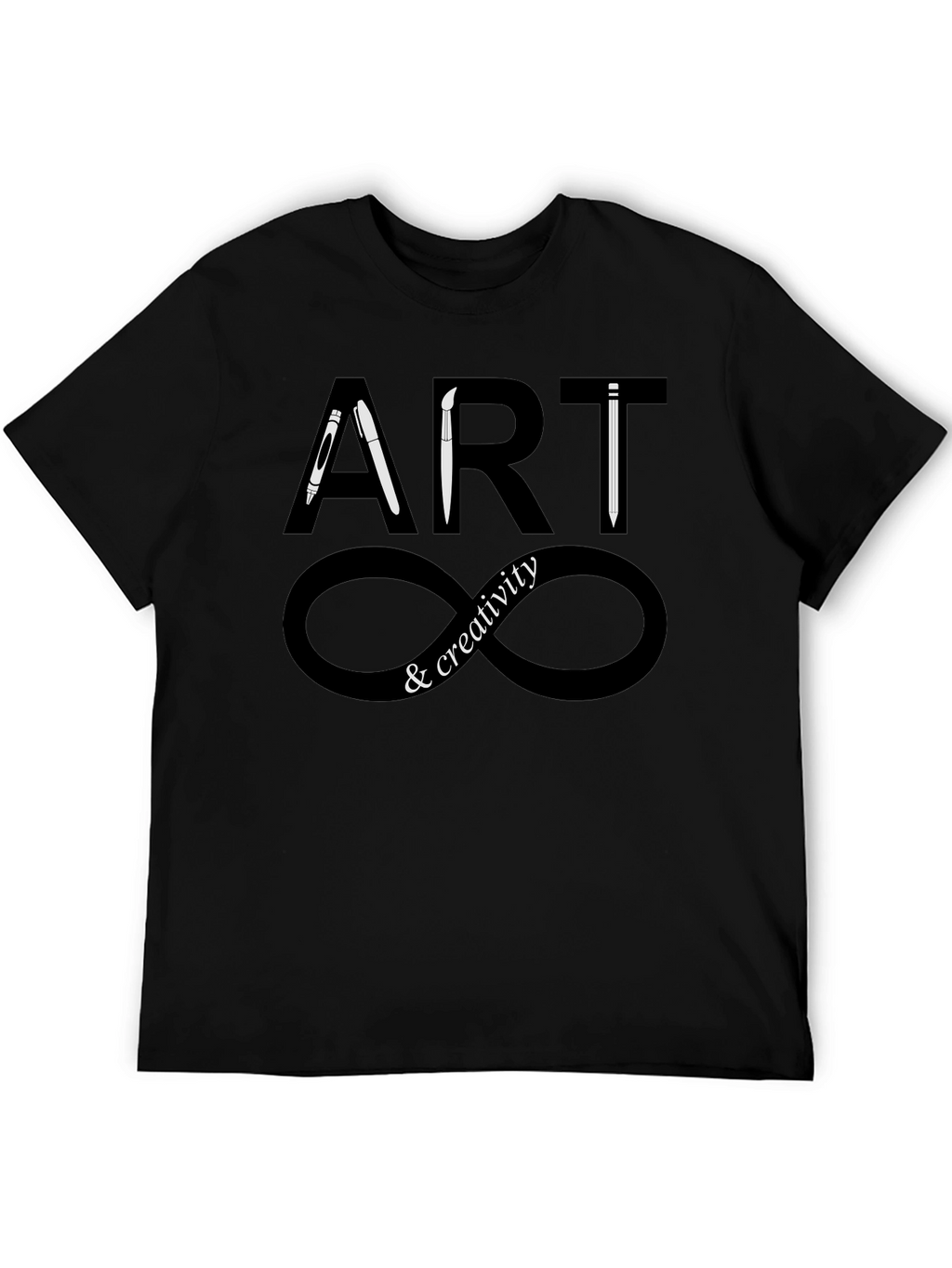 Art & Creativity Infinity T-Shirt - Black