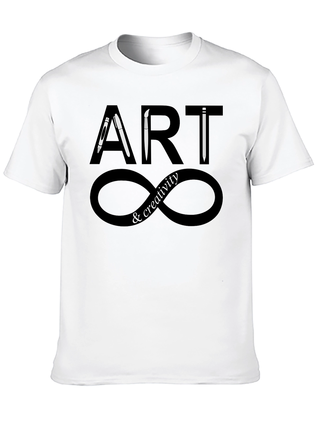Art & Creativity Infinity T-Shirt - Black