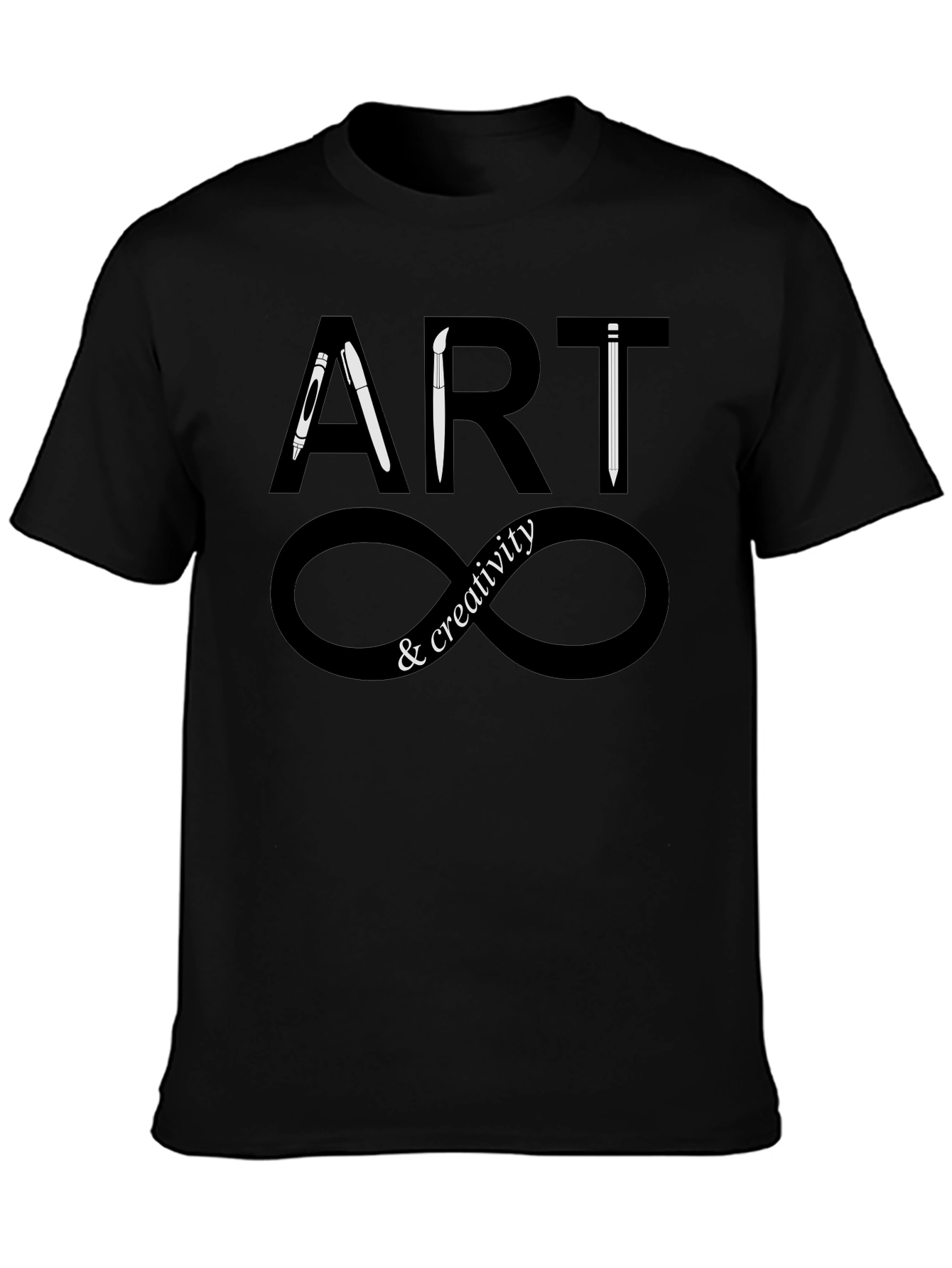 Art & Creativity Infinity T-Shirt - Black