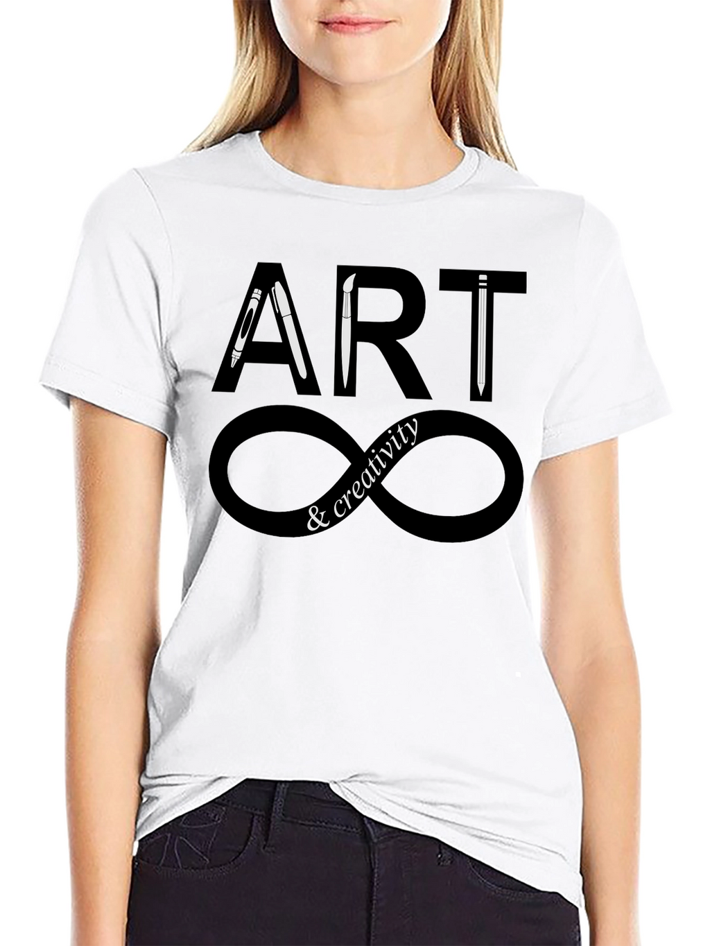 Art & Creativity Infinity T-Shirt - Black