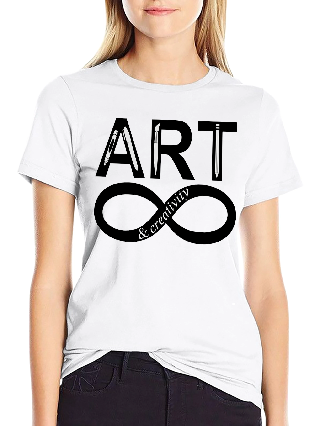Art & Creativity Infinity T-Shirt - Black