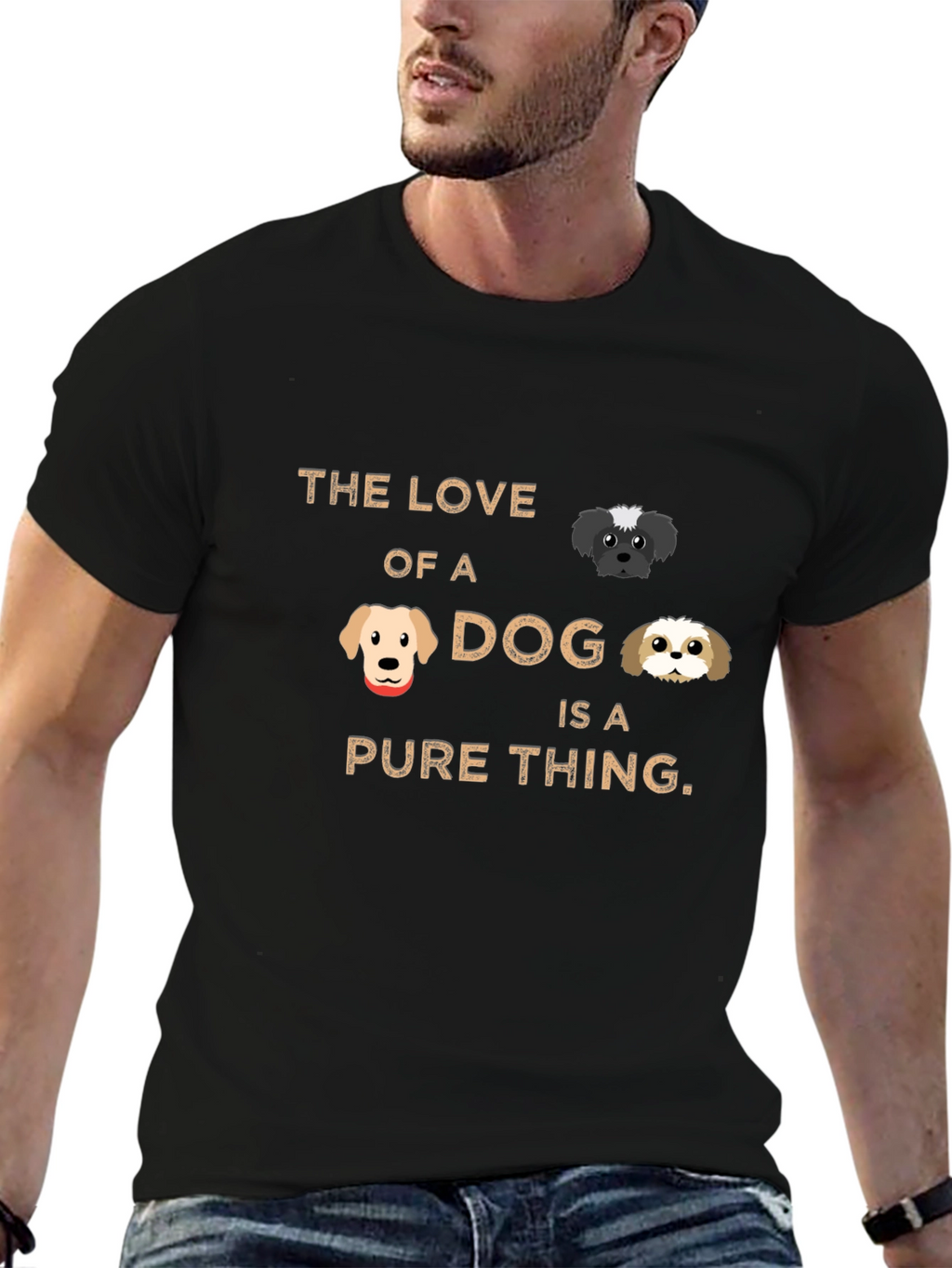 Dog Lovers T-Shirt: Pure Love Design