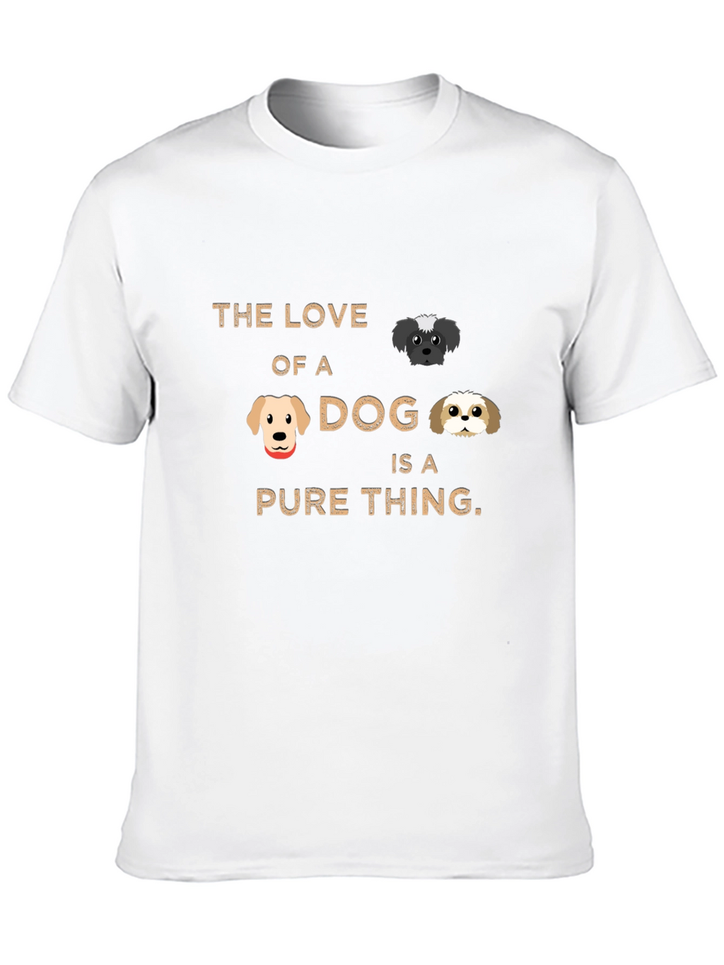 Dog Lovers T-Shirt: Pure Love Design