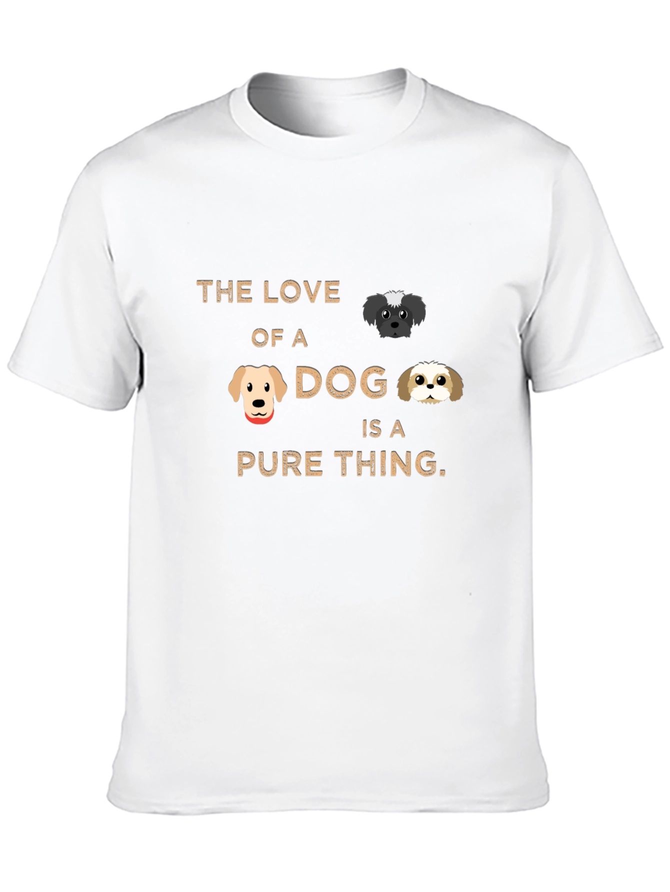 Dog Lovers T-Shirt: Pure Love Design