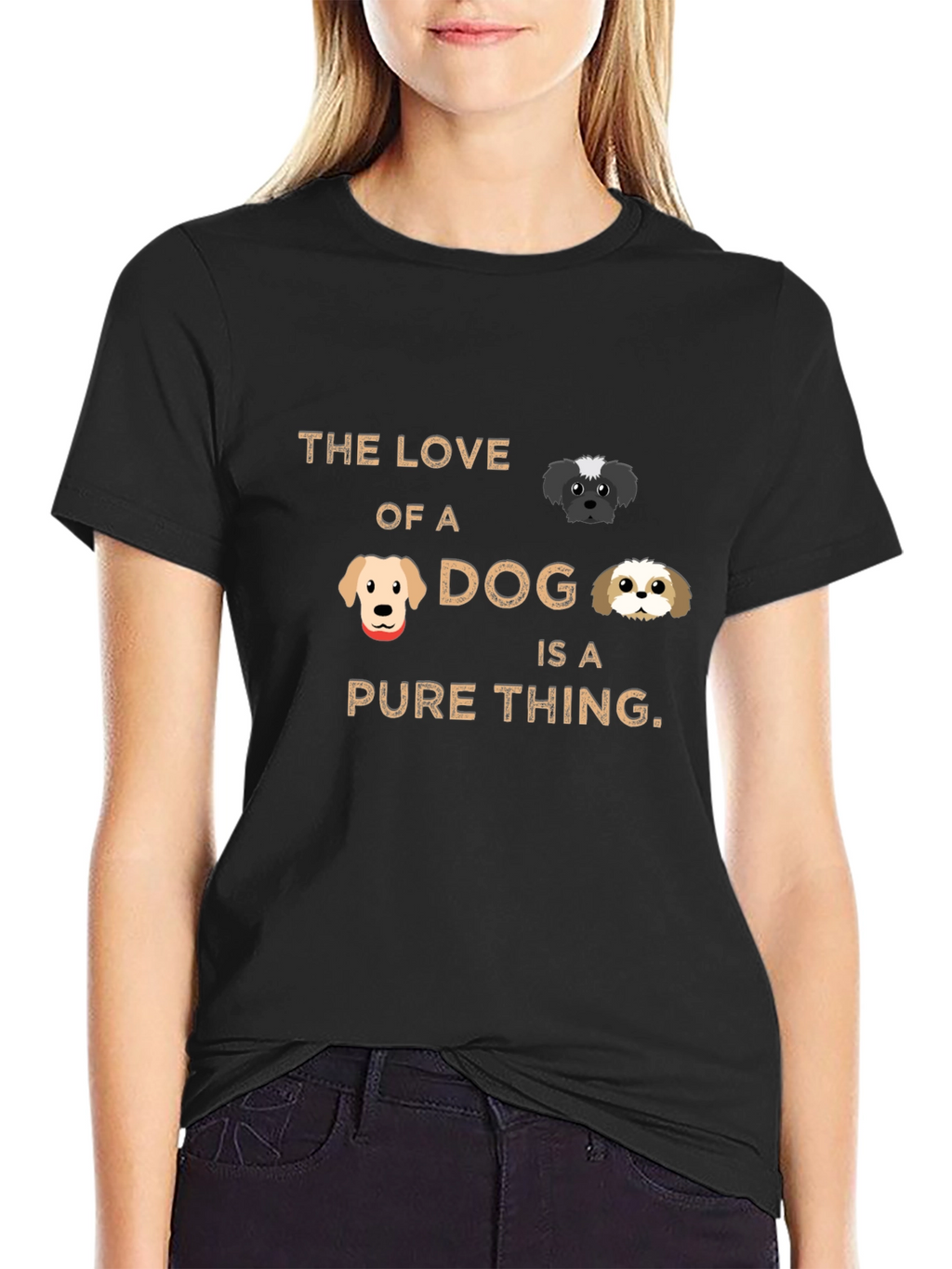 Dog Lovers T-Shirt: Pure Love Design