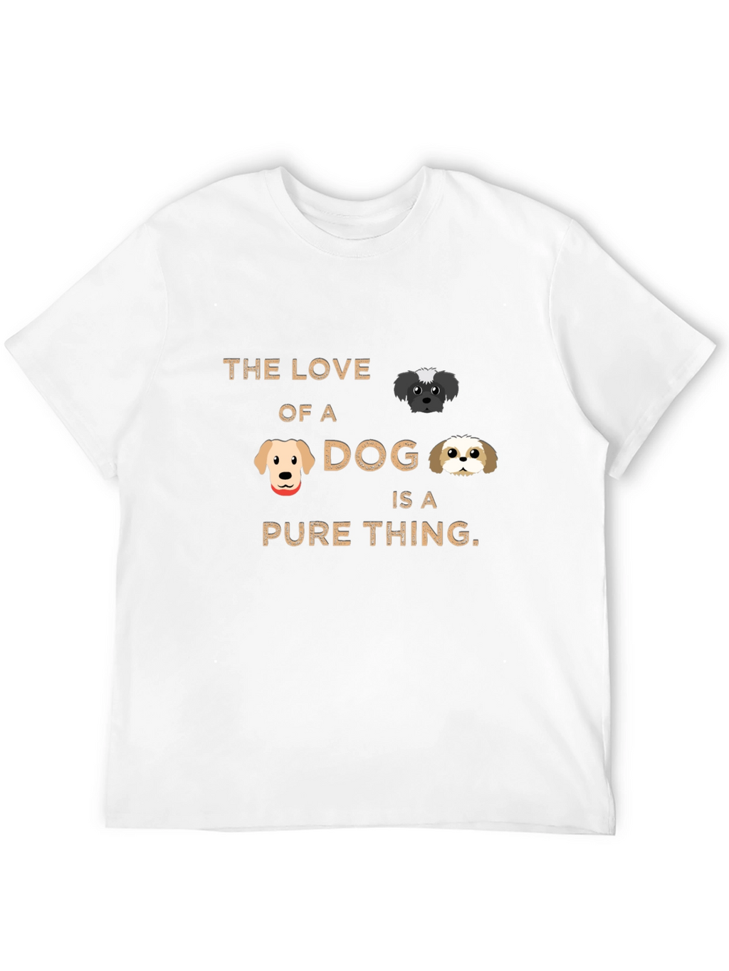 Dog Lovers T-Shirt: Pure Love Design