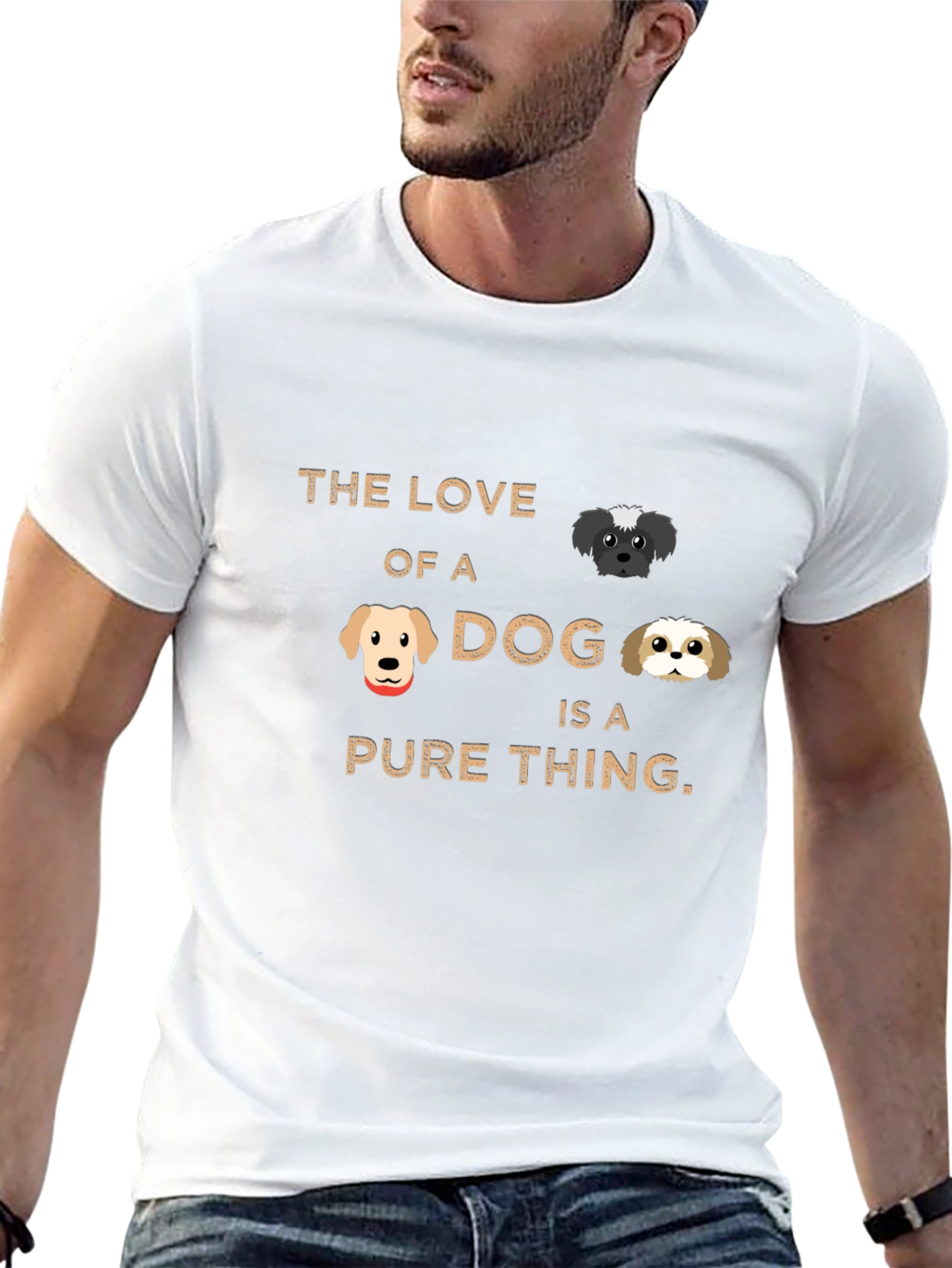 Dog Lovers T-Shirt: Pure Love Design